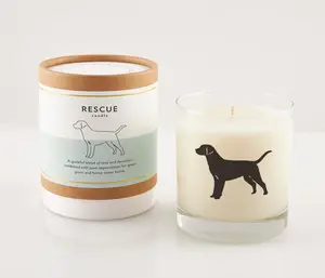 Dog & Cat 100% Soy Candle in Reusable Drinking Glass | Dog Breeds & Cat Inspired Candles | Dog Mom Cat Dad Gift | Handmade with Cotton Wick Decor Fruit Fragrance