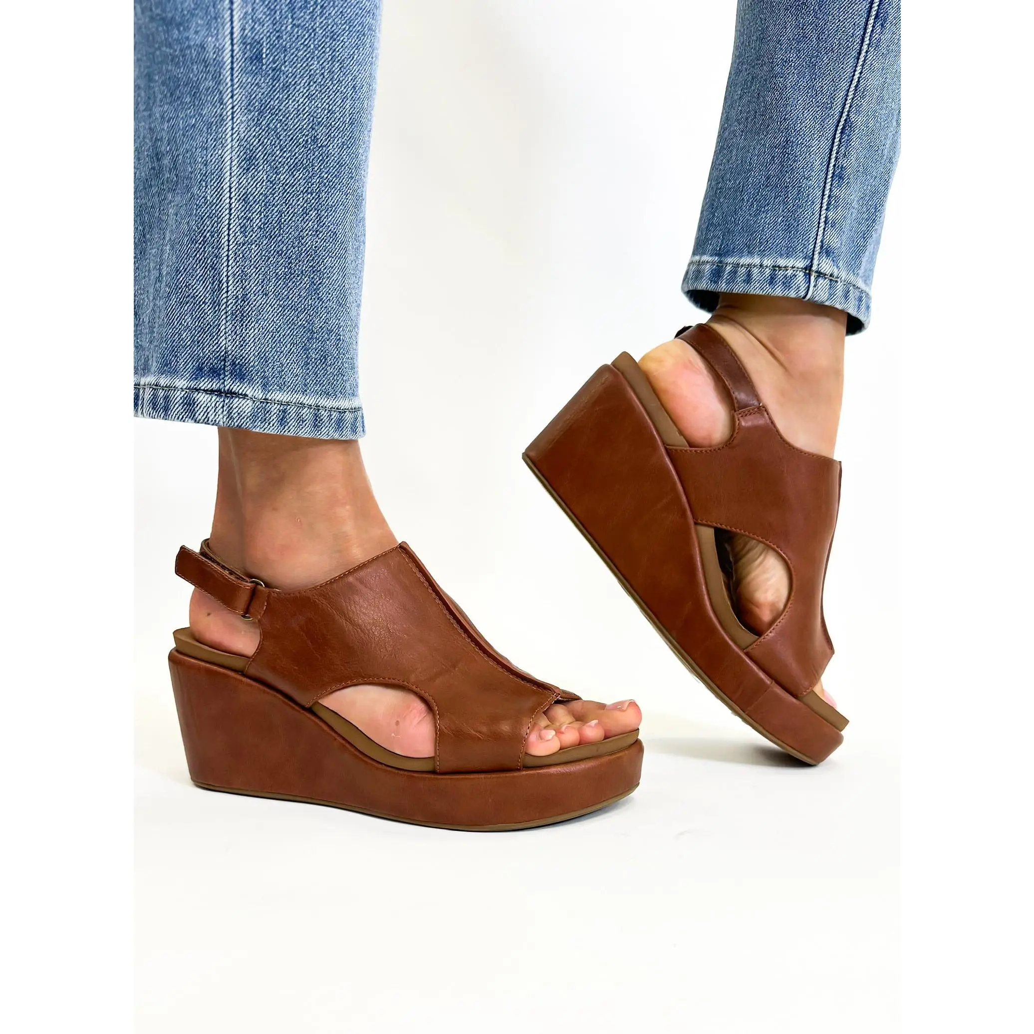 Corkys Bourbon Carley Covered Cork Sandals FINAL SALE