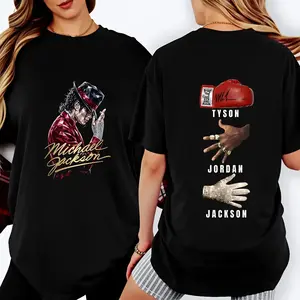 #MichaelJacks0n Graphic T-Shirt Dance Pose Signature Tee Streetwear Cotton Unisex Shirt Gift For Music Fans