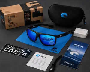 Costa Del Mar Sunglasses with Polarized Lenses | Comfortable Fit for Fishing, Boating & Daily Wear
