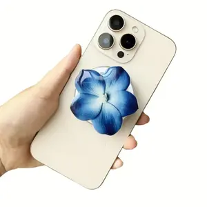 Orchid Acrylic Drop Glue PhoneStand Desktop Folding Portable Huilan PhoneStand Upgrade your mirror selfies with this stunningOrchid Phone Grip!Foldable, aesthetic &secure.#phone strap#floralgrip#aesthetictech#tiktokmademebuyit