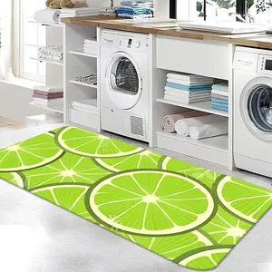 Lemon Pattern Kitchen Mat, Non-slip Kitchen Rug, Rectangle Home Decor Floor Mat, Decorative Carpet for Home Living Room Bedroom Kitchen