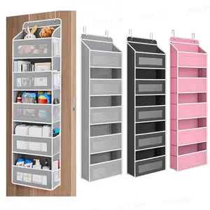 【Three colors】5-Tier Heavy-Duty Hanging Organizer-10 Large Pockets 44lb Anti-Tilt-Bedroom Bathroom Dorm Storage-Black Friday Deal Christmas Gift-Home Storage Accessories