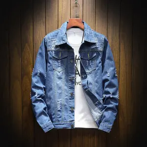 Japanese Denim Jacket for Youth and Plus Size Casual Wear