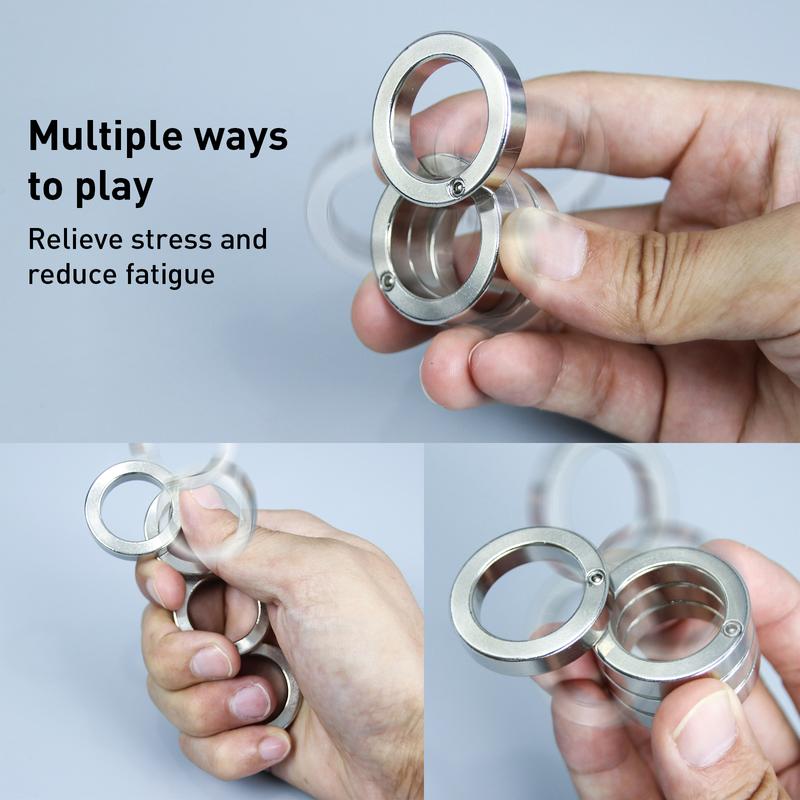 SPOVEN Folding Finger Ring, Four Finger Ring, StressReducing Finger ...