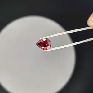 Natural loose Mozambique red garnet pear shapped 2.06cts