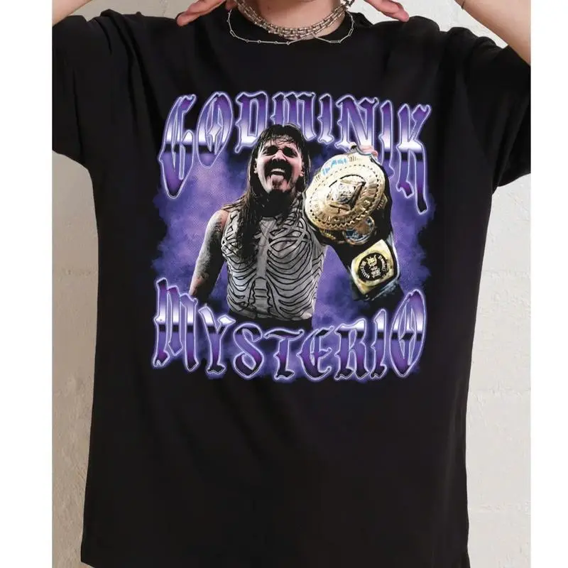 Adult & Youth Dominik Mysterio Champion T-shirt, Dominik Mysterio Shirt, Dominik Mysterio Wrestling Tee, Cotton, Sports Shirt, Workout Tshirt, Unisex, Superstar, Champion, Fashion Cotton, Full Sizes, Full Colors, For Men, For Women