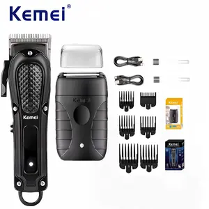 Professional Hair and Beard Trimming Kit, 2 Counts/set USB Rechargeable Cordless Electric Shaver, Precision Cutting for Men