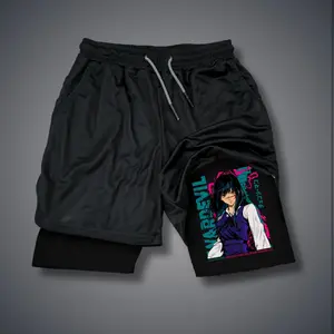 [Vtg90s] Double-Layer Sports Shorts Graphic Shorts Black Shorts Camo Shorts Streetwear Shorts Men Outfits Men Short Shorts Vacation Outfits Shorts