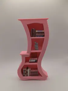 Mini Anxiety Bookshelf – Pink Rearrangeable Desk Fidget