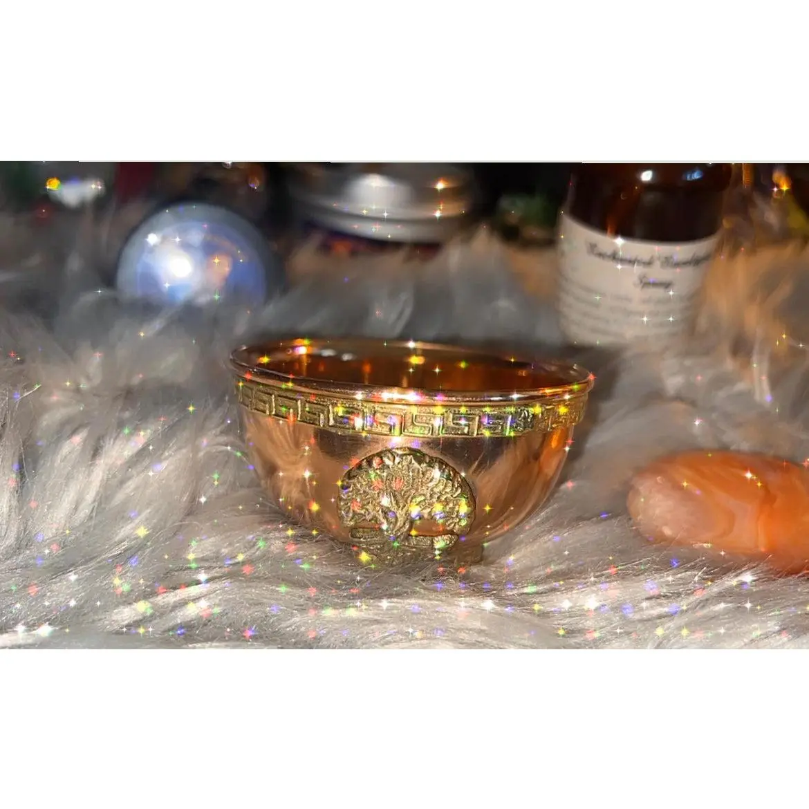 Enchanted Tree of Life Copper Bowl