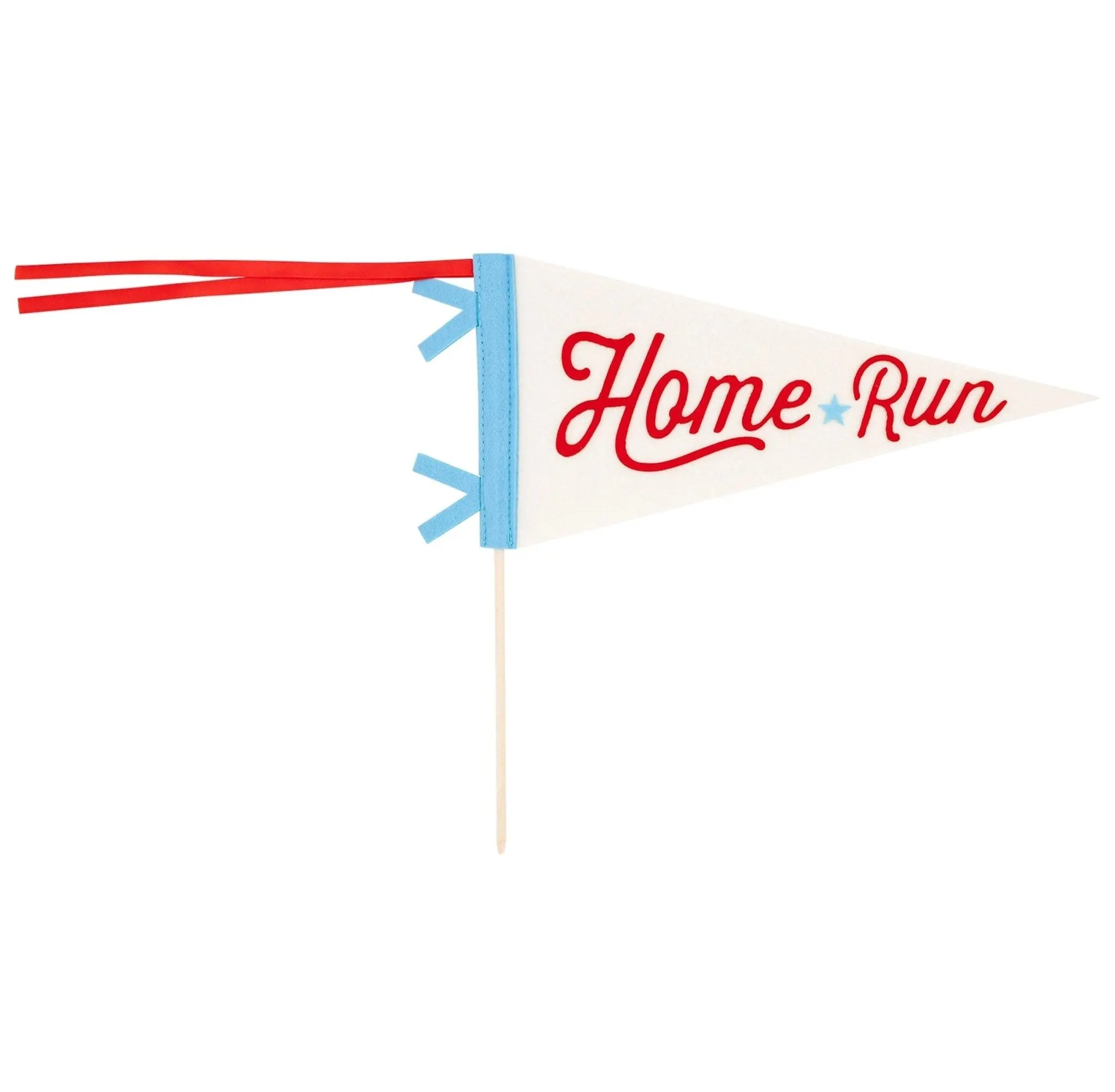 Baseball Home Run Felt Pennant