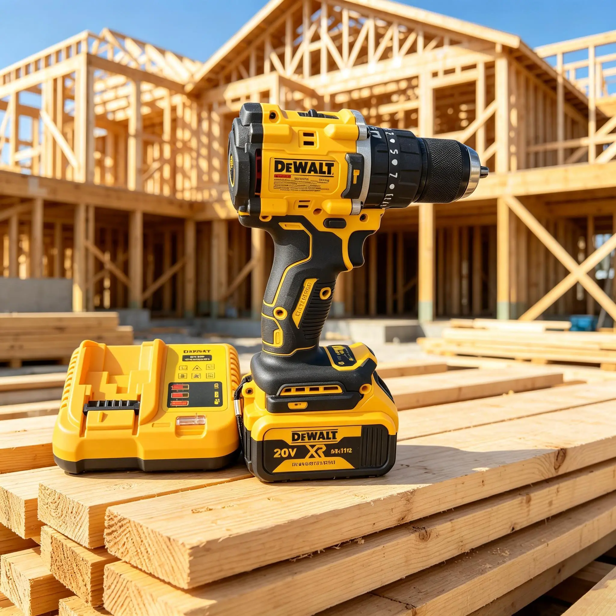 []DEWALT repair workshop car multifunctional cordless manual drill, DW DCD794 performance matching, dual torque 74Nm hard/26Nm soft, 13mm 1/2 inch gear chuck 1.5-13mm capacity, portable universal manual preferred Cordless Drill Tool Cordless Drill Driver