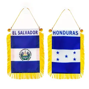 El Salvador/Honduras Mini Car Flag (1pc)
