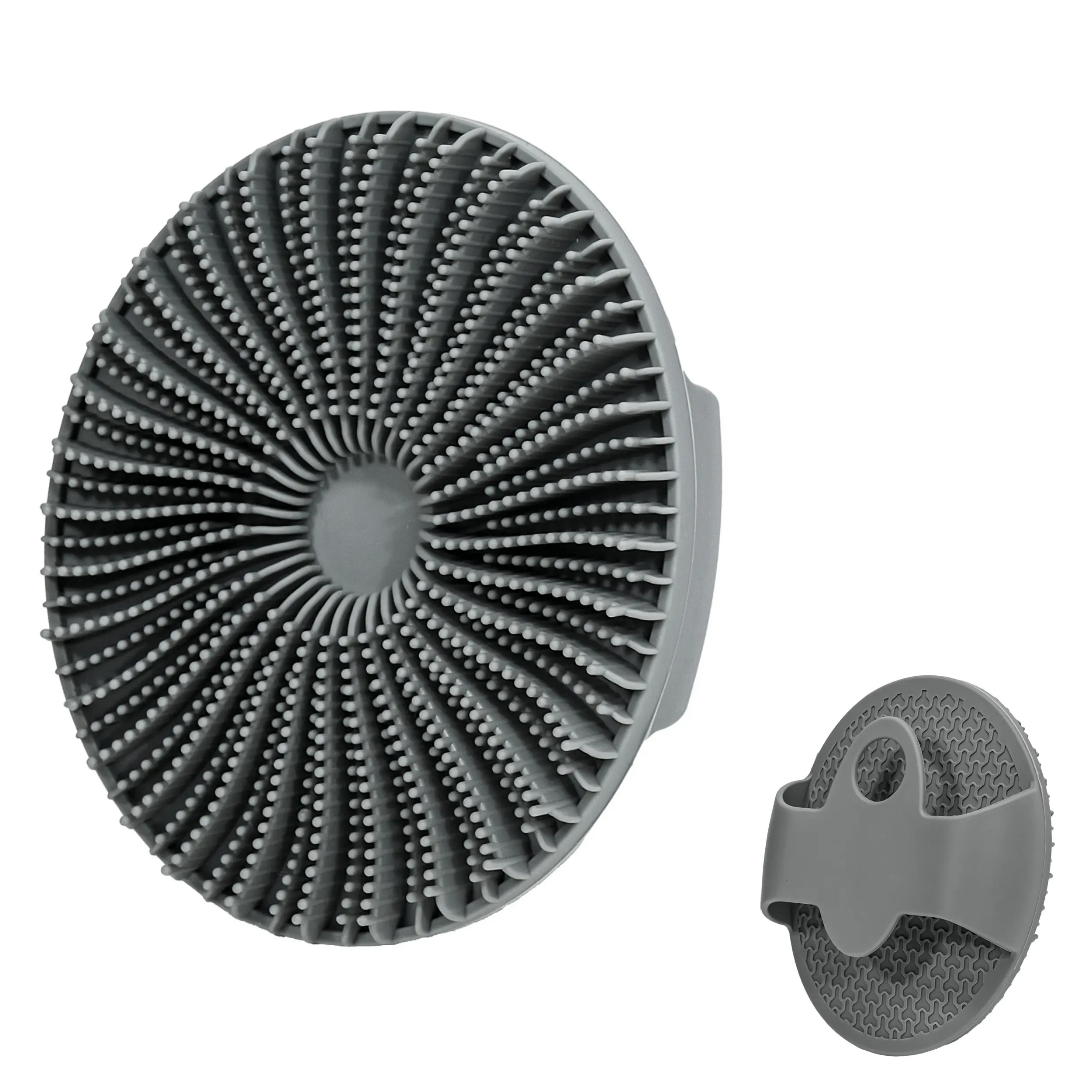 Silicone Handheld Shower Back Scrubber, Gentle Exfoliating & Massaging Scrubbing Brush, All Skin Types Bath Accessory