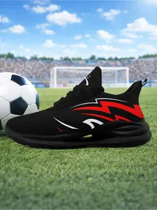 Men's Modern SUI COLORS Soccer Lightning  Running Shoes, Trendy Breathable Casual Walking Sneakers, Comfortable Wide Fit Sports Shoes