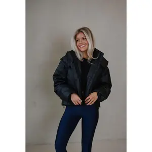 Classic Puffer Jacket- Black//RESHOOT
