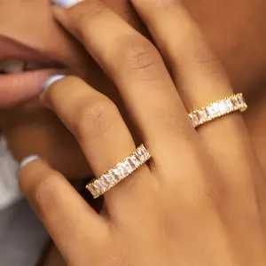 Chandra Baguette Ring (2 colors)