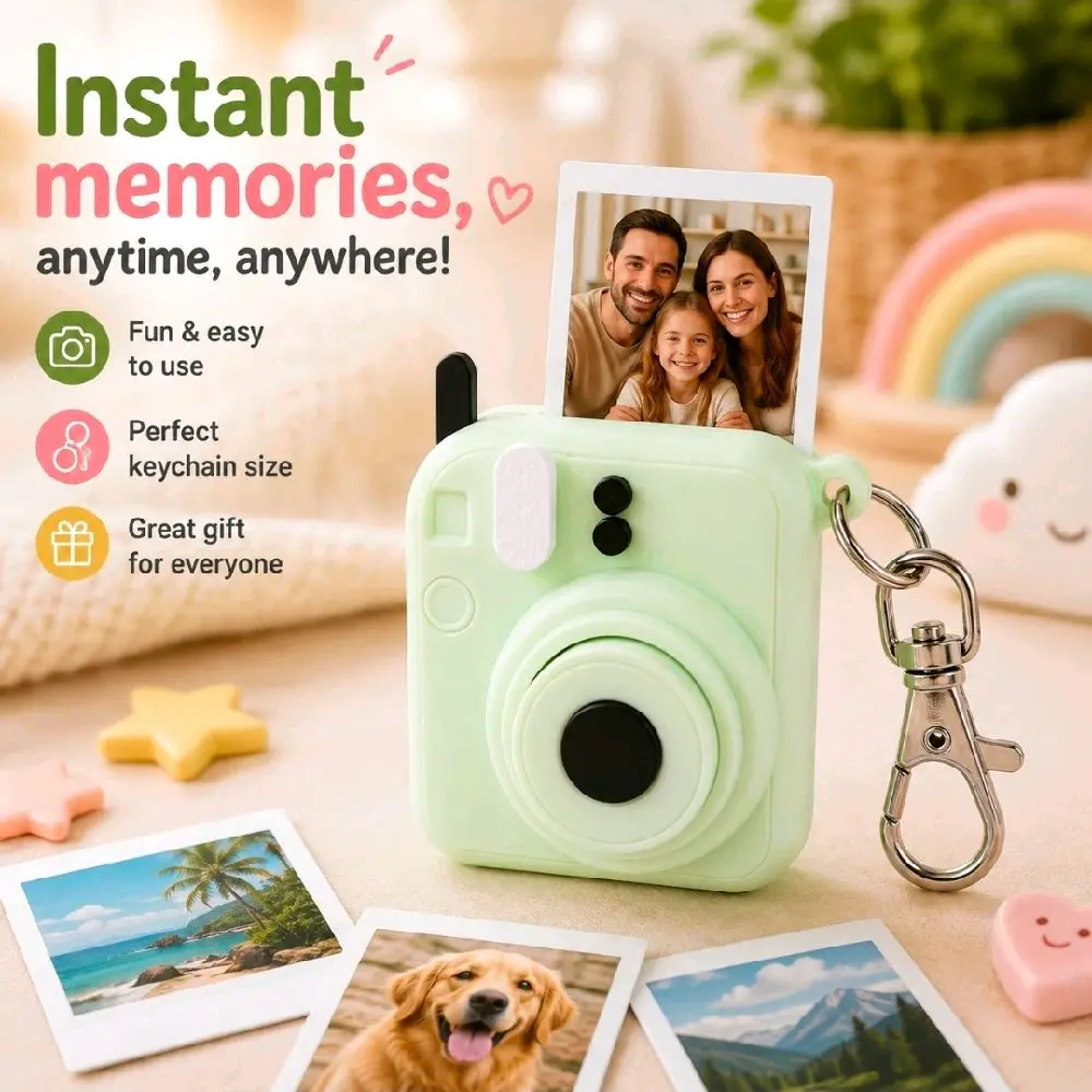 Key chain mini camera fidget
