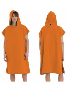 Quick Dry Microfiber Hooded Beach Towel Shower Towels High Absorbent Gym Sauna Travel Surfing Swimming Light Bathrobe Cloak Changing