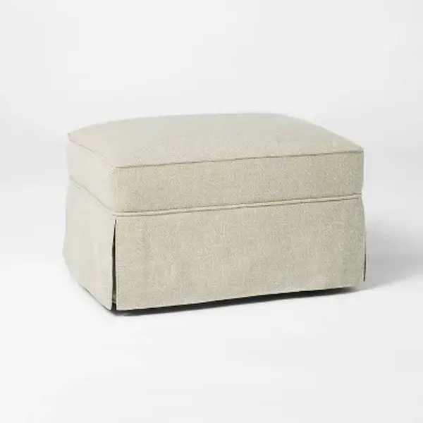 Vivian Park Ottoman Fern Green - Threshold designed with Studio McGee: Comfy