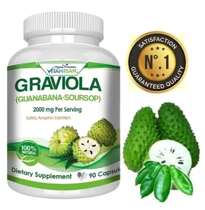 Soursop GRAVIOLA EXTRACT 45days Guanabana Annona Antioxidant 90 capsules
