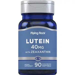 Piping Rock Lutein with Zeaxanthin 40mg  | 90 Softgels | Eye Health Supplement from Marigold Extract | Non-GMO, Gluten Free
