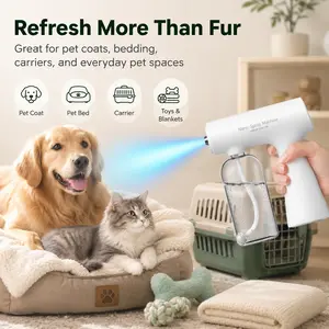Nano Blue Light Probiotic Deodorizer, indoor odor removal, pet deodorant. Bio-enzymes break down urine, disinfect and deodorize, Plant-extracted, safe and non-toxic for pets, Floral scent Air Freshener Spray
