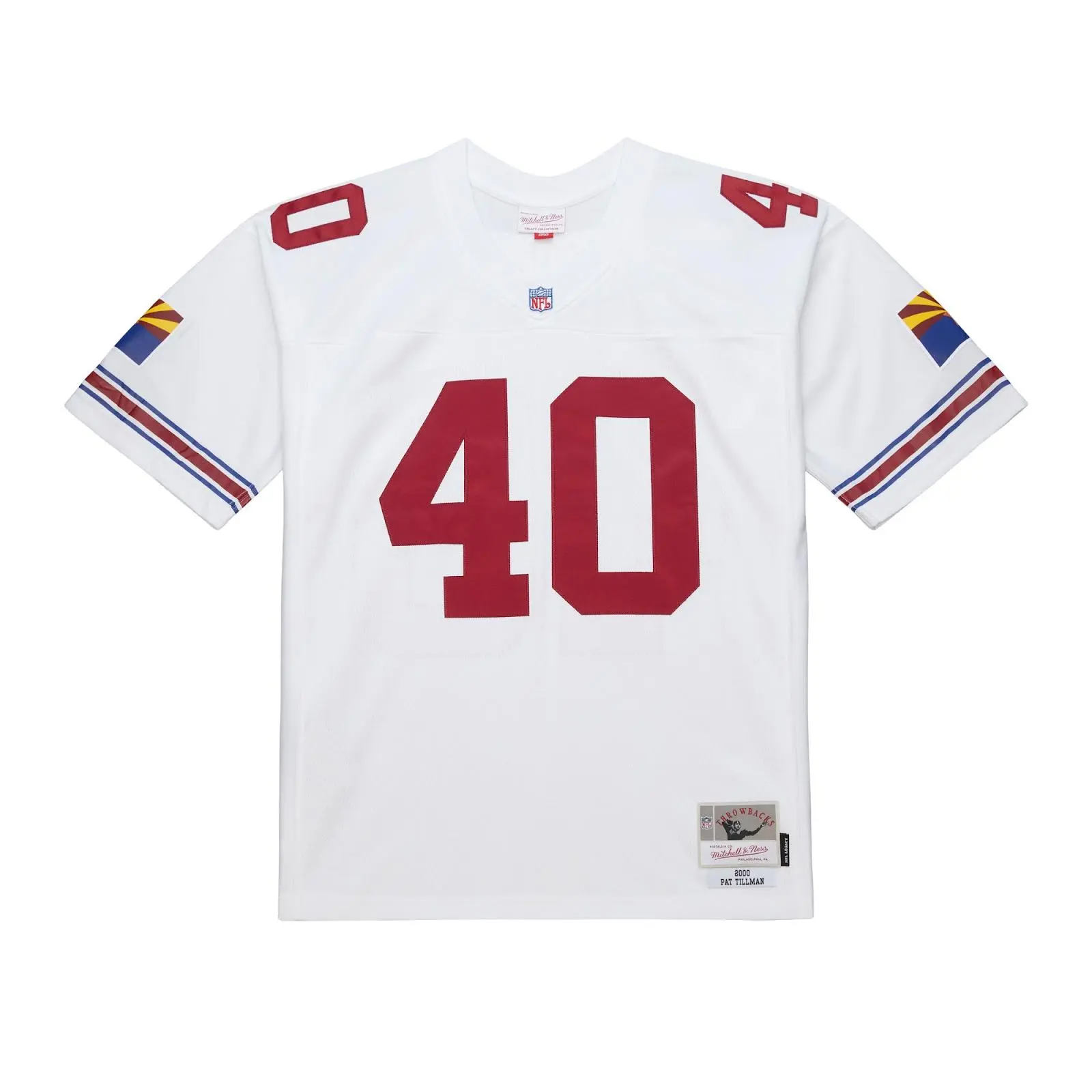 Pat Tillman Arizona Cardinals White 2000 Legacy Player Jersey NFL Throwback Mitchell & Ness