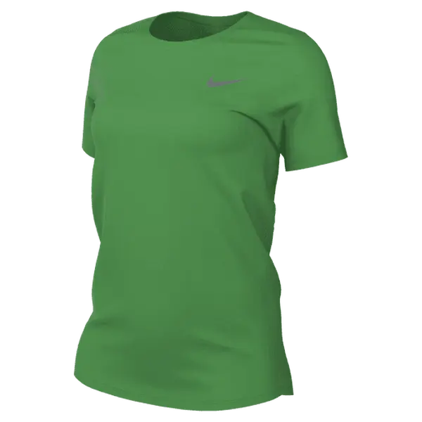 NIKE Women's Legend Dri-FIT Short Sleeve Round Neck Shirt - Lightweight Polyester Jersey, Jersey Texture, Sporty Look, Quick Dry Athletic Apparel, Casual Athletic Wear, Gym Training Tops, Everyday Use, Breathable Workout Tops, Fitness Shirts