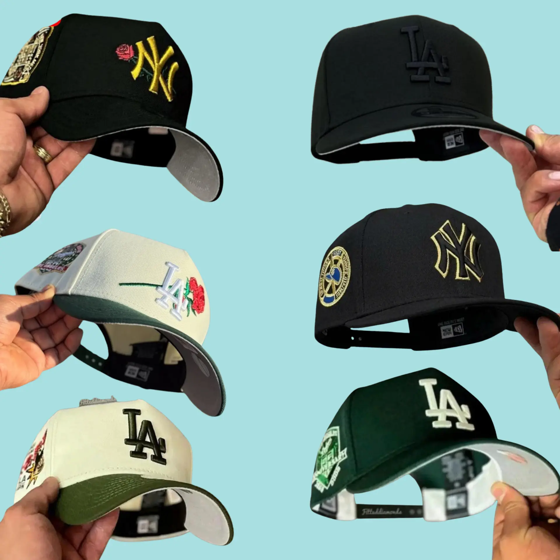 MLB New Era LA Dodgers NY Yankees Premium Baseball Hat – 9FORTY Adjustable 59FIFTY Fitted Snapback Cap, Gorras de Béisbol para Hombre y Mujer, Streetwear Fashion Trend, Urban Lifestyle Look, Trending TikTok Shop USA 2026