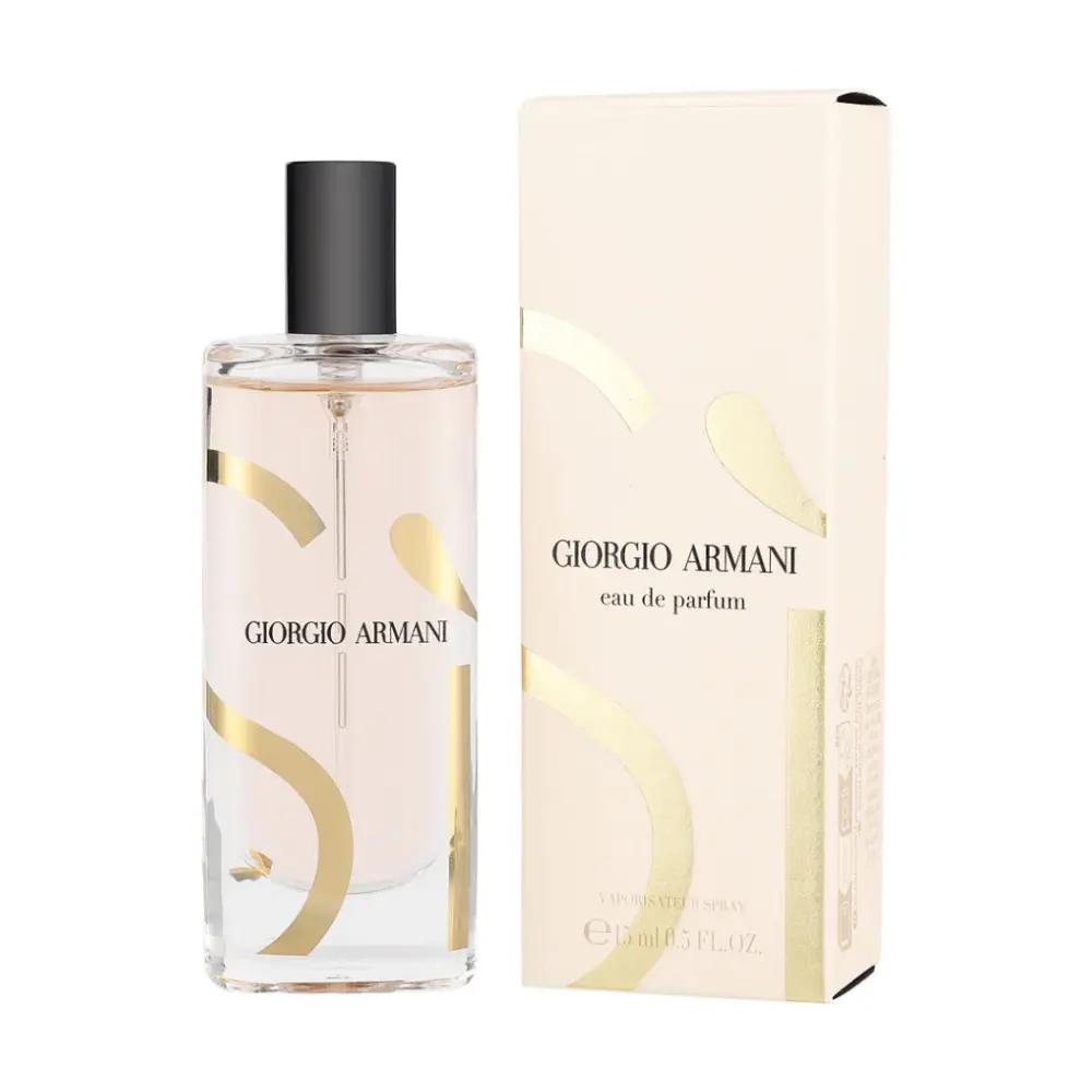 Giorgio Armani Si for Women Eau de Parfum Spray 0.5 oz - Elegant Fruity-Floral Scent with Warm Woody Notes for Women