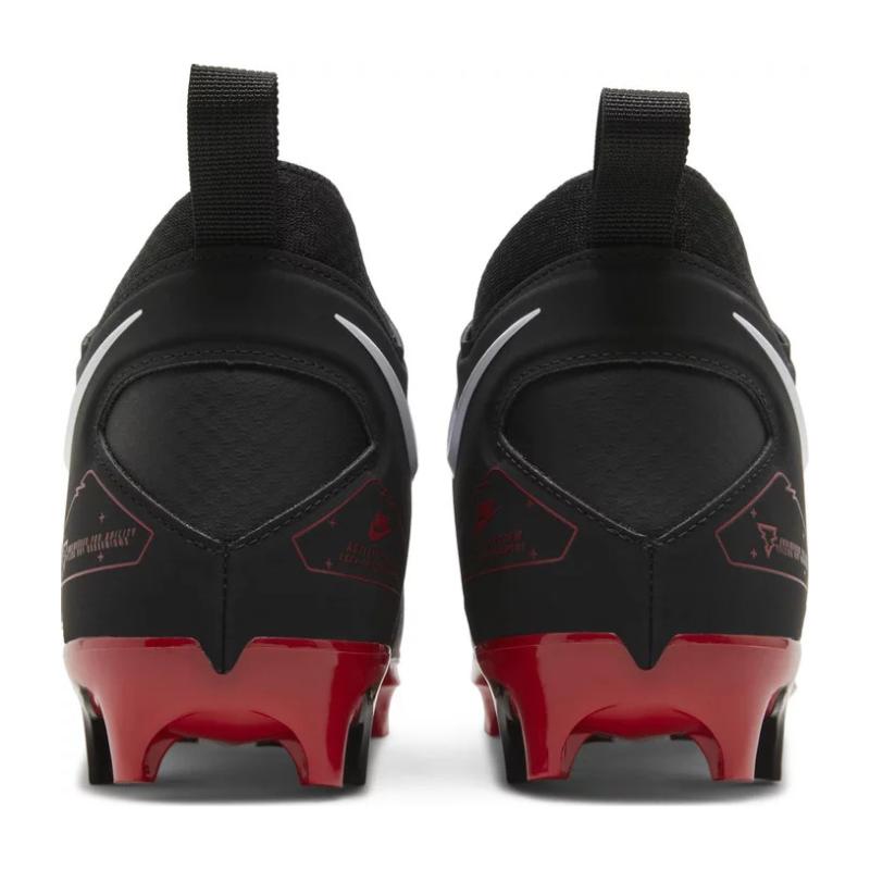 Ohio State Football Team Issued Nike Alpha Menace Pro 3 P Black/White - University Red Pair of Cleats