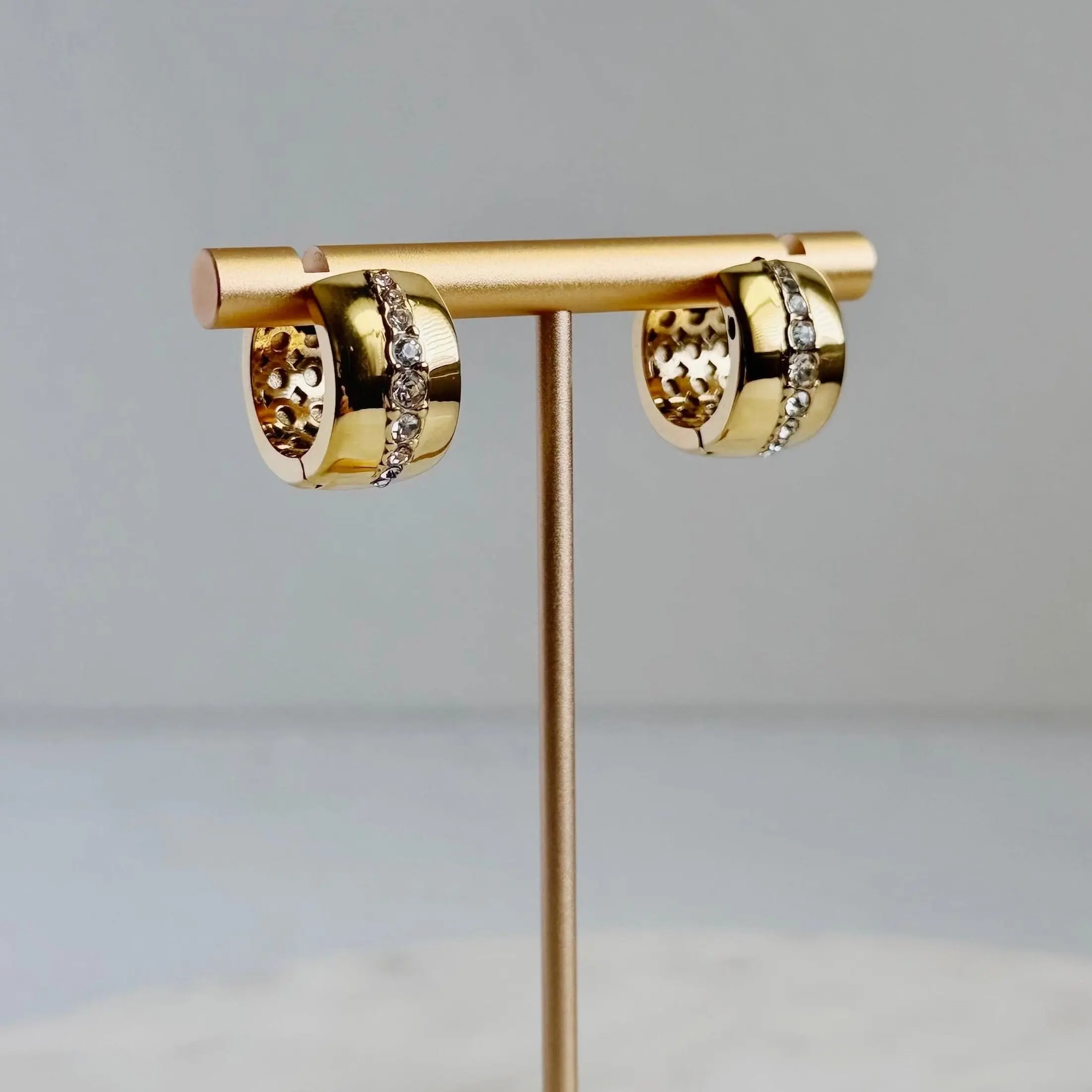 Golden Halo Hoops