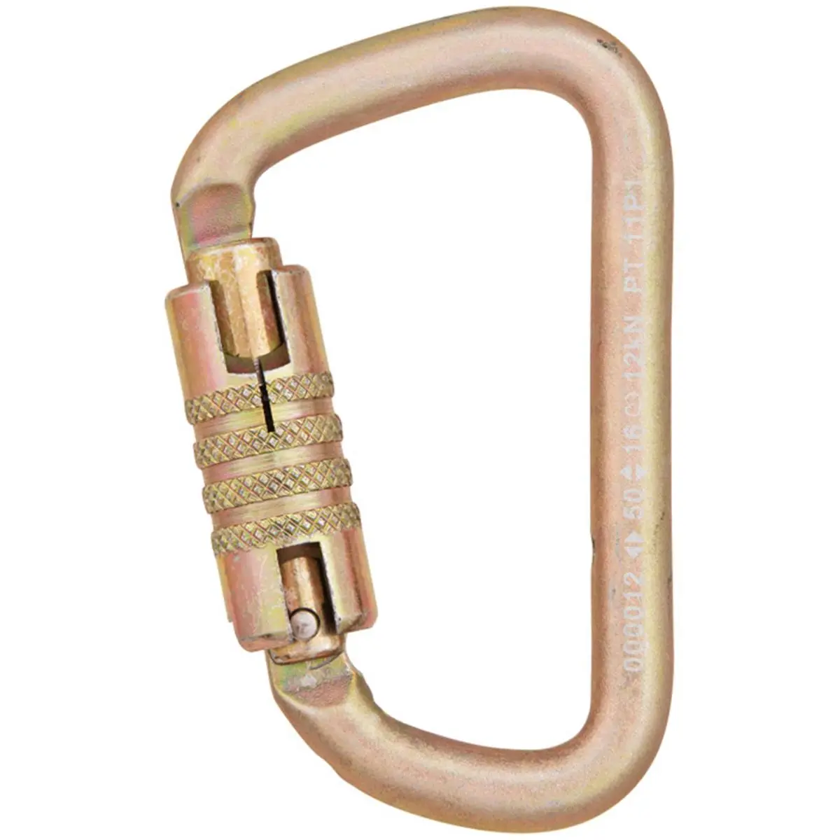 212 MAIN Gold Series Mod D TL ANSI Certified Climbing Carabiner - Modified D Shape, Compact Frame, Snag-Free Gate