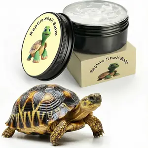 Tortoise Shell Conditioner Balm for Turtle Shell Care – Moisturizer Treatment for Dry Shell, Land Reptile Hydration Cream 2 oz