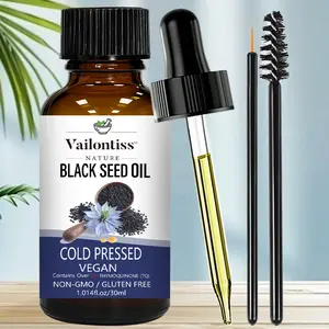 Nourishing Black Seed Oil for Hair, Eyelashes, Nails, Natural Moisturizing Skin Care Oil for Daily Use, Multi-use Skin Care Massage Essential Oil for Face & Body