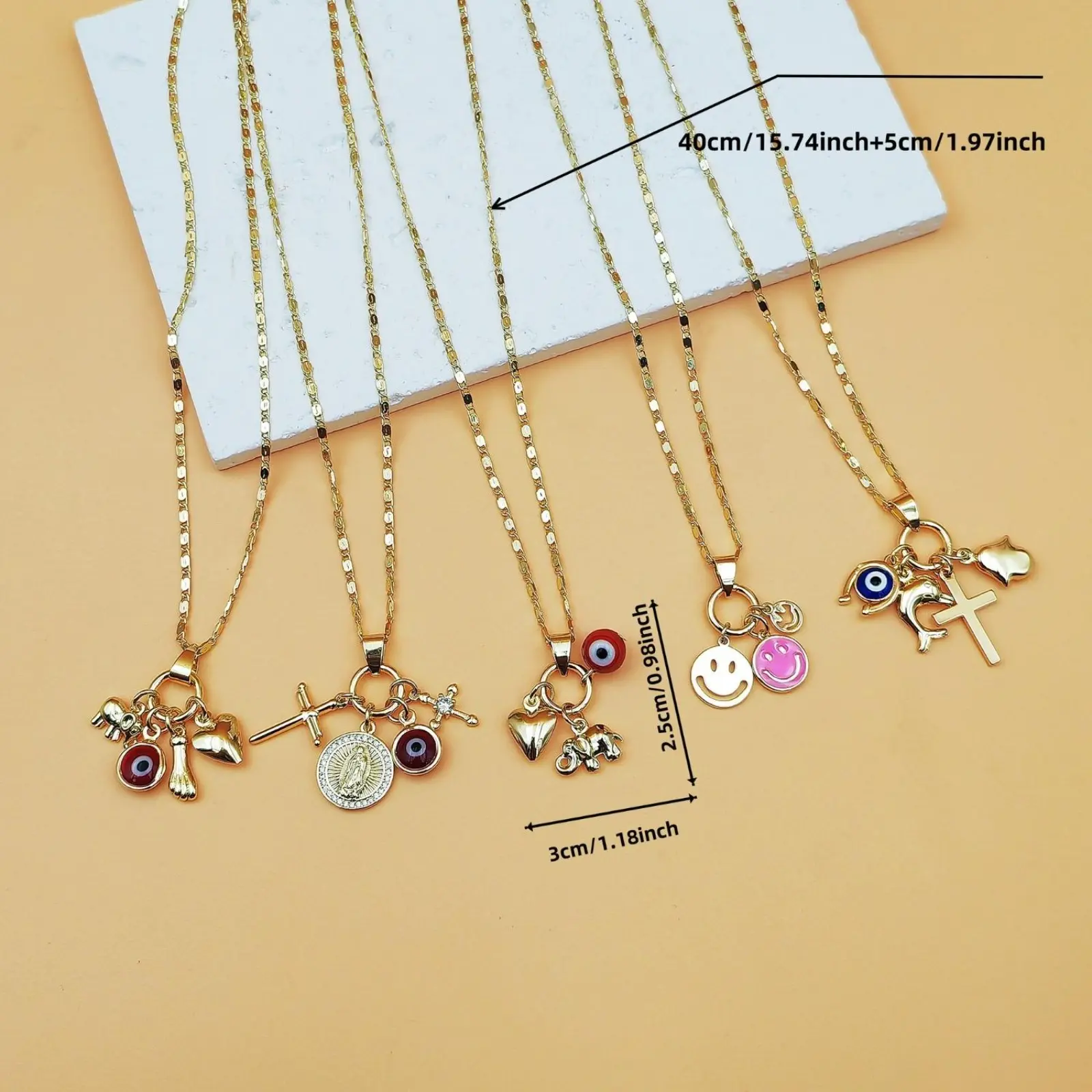Women's Evil Eye Minimalist Pendant Necklace - European-American Niche Design, Trendy, Temperament Versatile Sports & Outdoor Accessory Jewelry