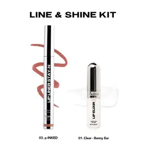 LINE & SHINE Lip DUO - Lip liner STAY-N & Lip Glaze Elixir DUO
