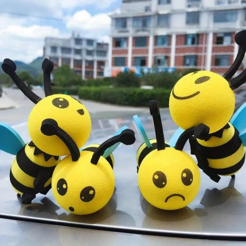 1pc Car antenna decorative ball Car Ornament cute scratch resistant Car Decorations - Decoration Little Bee