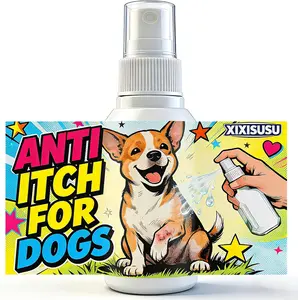 Dog Hot Spot Spray & Anti Itch Spray for Dogs, 1.76 fl oz - Chlorhexidine for Itchy Skin Relief, Hotspot Treatment & Allergy Soothing for Dogs - Pet Skin Care for Itching Relief (1.76 oz)