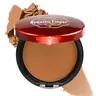 6 Shades Dark Matte Makeup Finish Pressed Powder Formula, Face Makeup Beauty Powder Cake, Waterproof, Long Lasting, Skin Friendly, Contour Compact Powder