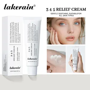Lakerain 345 Relief Cream - Anti-Sugar & Anti-Yellowing Daily Moisturizer with Niacinamide & Panthenol for All Skin Types 1.69 Fl Oz