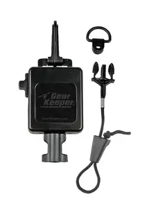 Gear Keeper - Hammerhead Industries Gear Keeper CB MIC KEEPER Retractable Microphone Holder RT3-4112 - Features Heavy-Duty Snap Clip Mount, Adjustable Mic Lanyard and Hardware Mounting Kit Radio Accessories