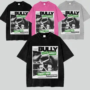 Bully - YE's 12th Studio Album Merch 2026 Official Premium Washed Cotton T-Shirt For Ye Fans, Ye Stans Hip-Hop Shirt, Gift For Ye Fan Graphic Tee, Bully Album Fan Merch Shirt
