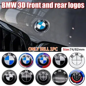 Car 3D Stereo Emblem Decal, Front Rear Car Decoration, Engine Hood Trunk Badge, Metal Texture Emblem, Upgrade Accessories for BMW E46 F10 F30 E39 E36 F20 E87 G20 G30 X1 X3 X5