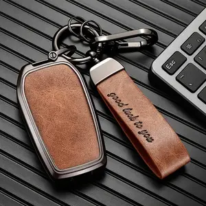 High-End Zinc Alloy Car Key Cover for Toyota Models, Compatible with Runner Land Cruiser Rav4 Camry Highlander Corolla Levin Accessories