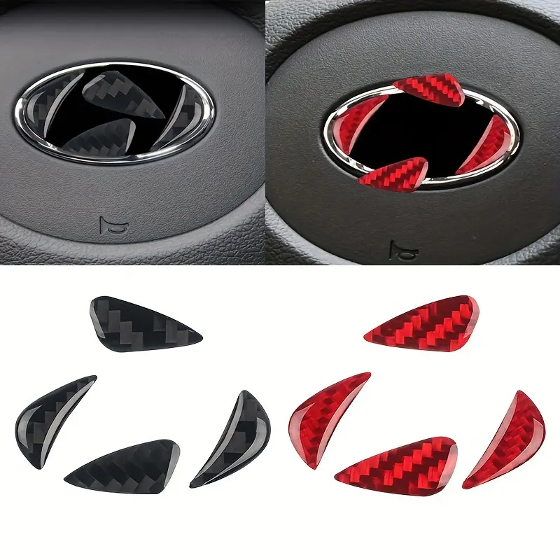 Applicable to Hyundai Elantra Figure Sonata Reina Elantra Yuena Car Interior Steering Wheel Car Badge Modification Stickers