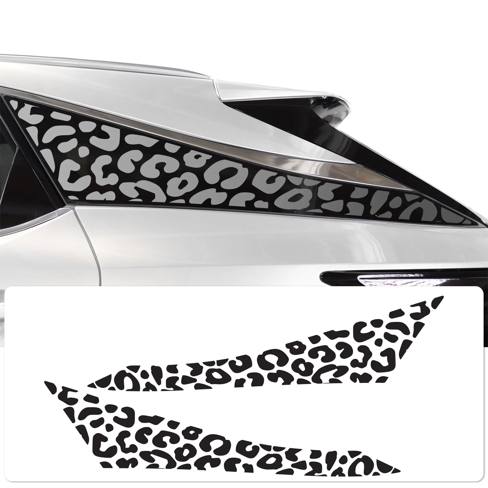 Animal Leopard Cheetah Cow Window Vinyl Decal Stickers Fits Lexus RX 2023-2026