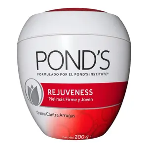 POND’S Rejuveness Anti-Aging Face Cream - Daily Hydrating Moisturizer with AHA’s, Vitamin E & Collagen, Dermatologist Tested, Cleanser Compatible, 7oz (200g) for Women